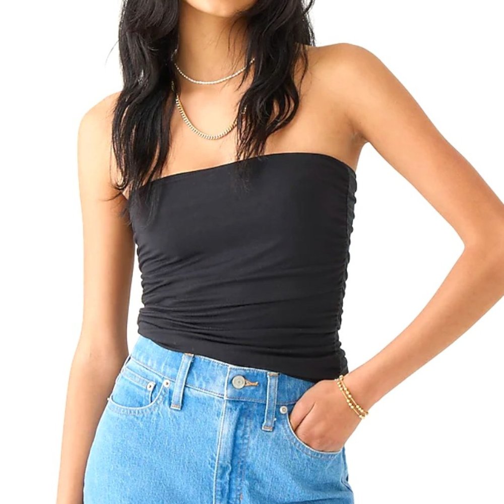 J.Crew FormKnit Tube Top Black